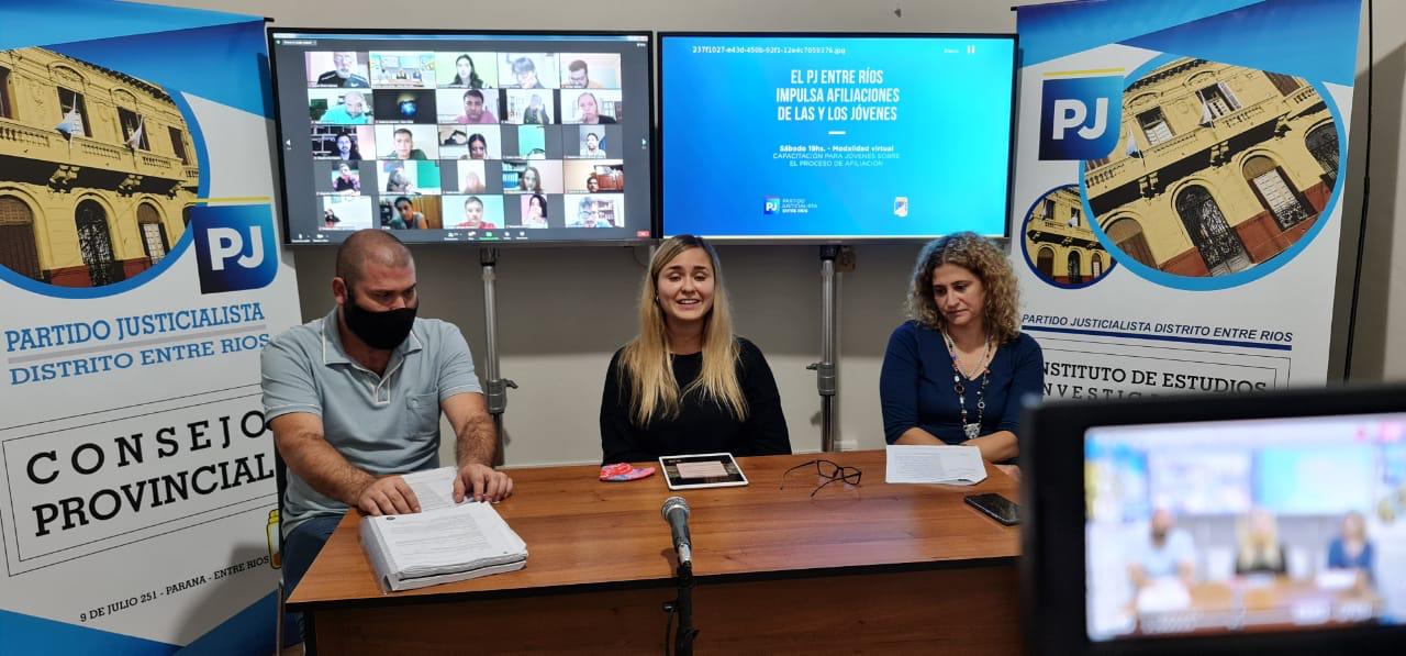 El PJ de Entre Ríos impulsa la afiliación de jóvenes.