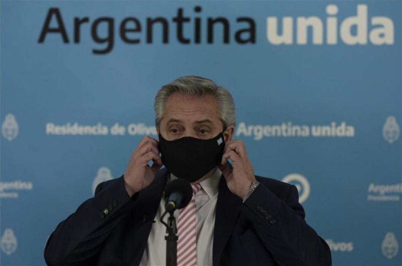 Alberto Fernandez comunicó nuevas medidas restrictivas
