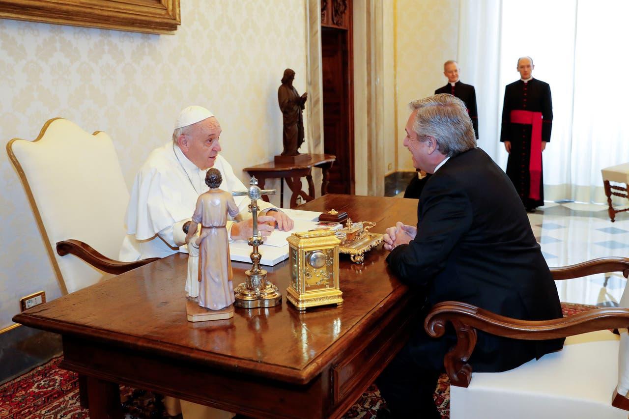 Deuda, pandemia y el mundo, en la mesa de Fernández y el Papa