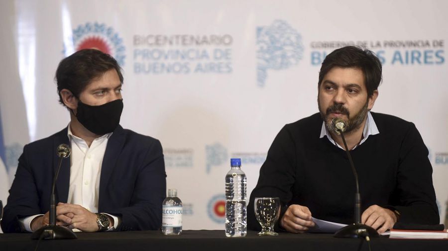 gobernador Axel Kicillof y el jefe de Gabinete Carlos Bianco 20200511