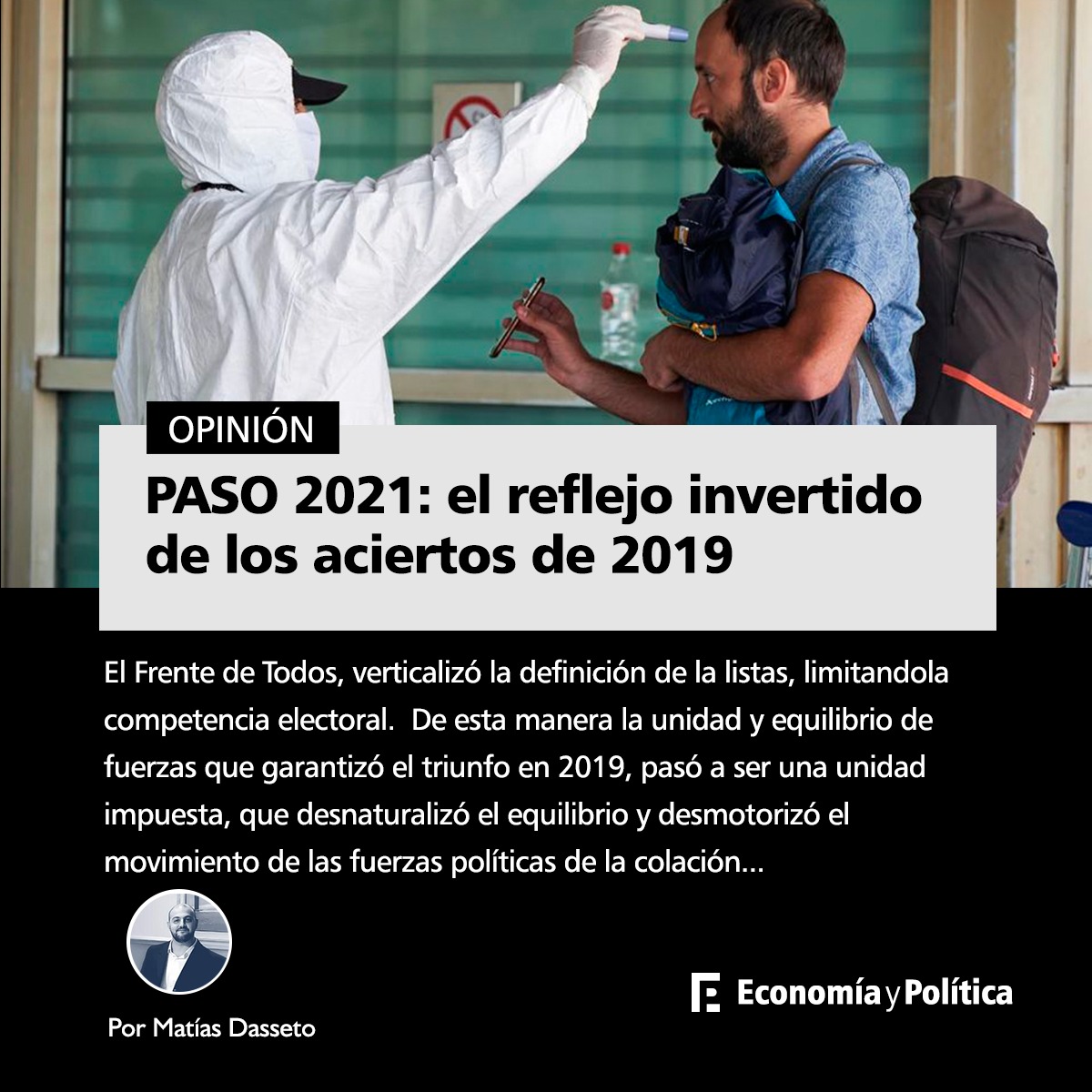 PASO 2021: el reflejo invertido de los aciertos de 2019