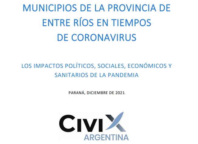 Municipios de la provincia de Entre Rios en tiempo de Coronavirus