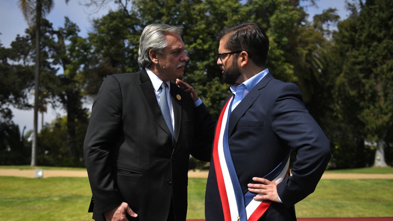 Alberto Fernández y Gabriel Boric: reunión mano a mano para afianzar el vinculo entre Argentina y Chile