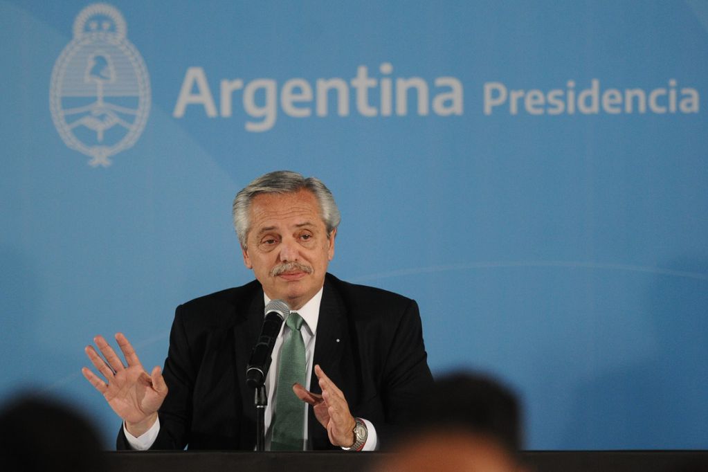 Alberto Fernández encabeza un acto con los líderes del equipo económico