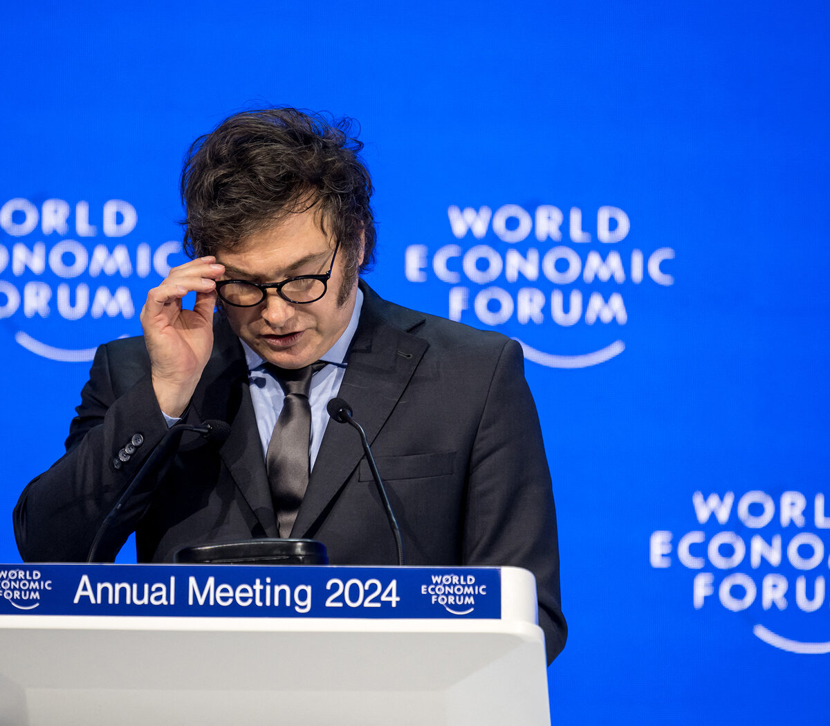 Davos: antes de dar su discurso, Javier Milei se reunió con CEO’s de bancos y firmas financieras globales