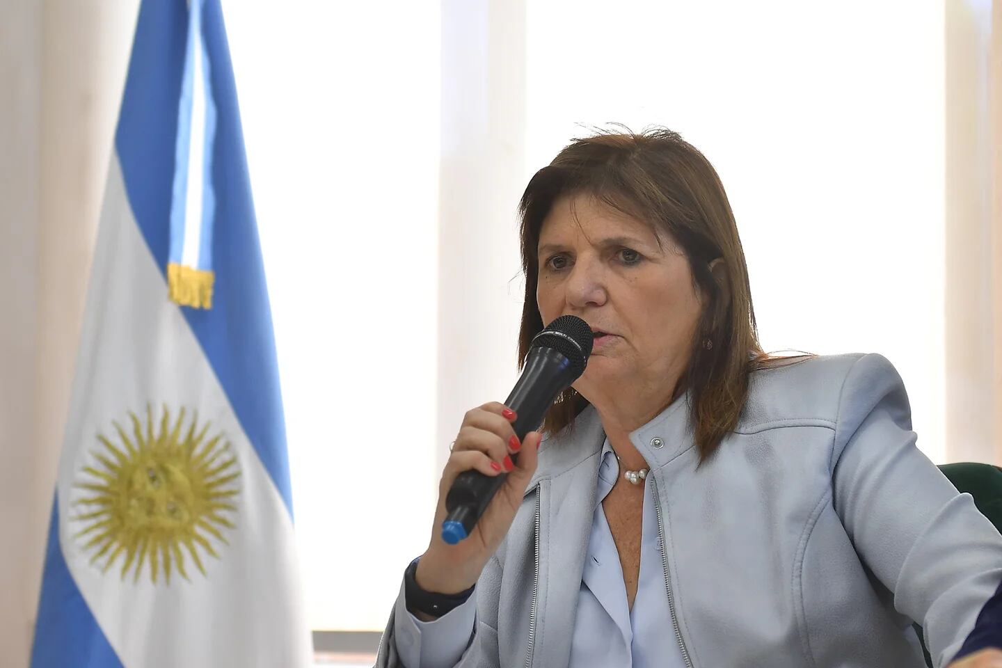 Patricia Bullrich: «Nos interesa adaptar el modelo de Bukele»