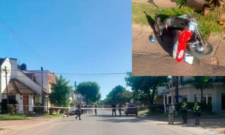 Una mujer perdió la vida tras caer de su moto: investigan si hubo otro vehículo involucrado