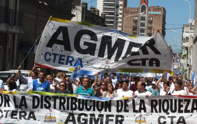 Agmer adhiere al paro nacional convocado por CTERA y el gobierno anunció que descuenta el día