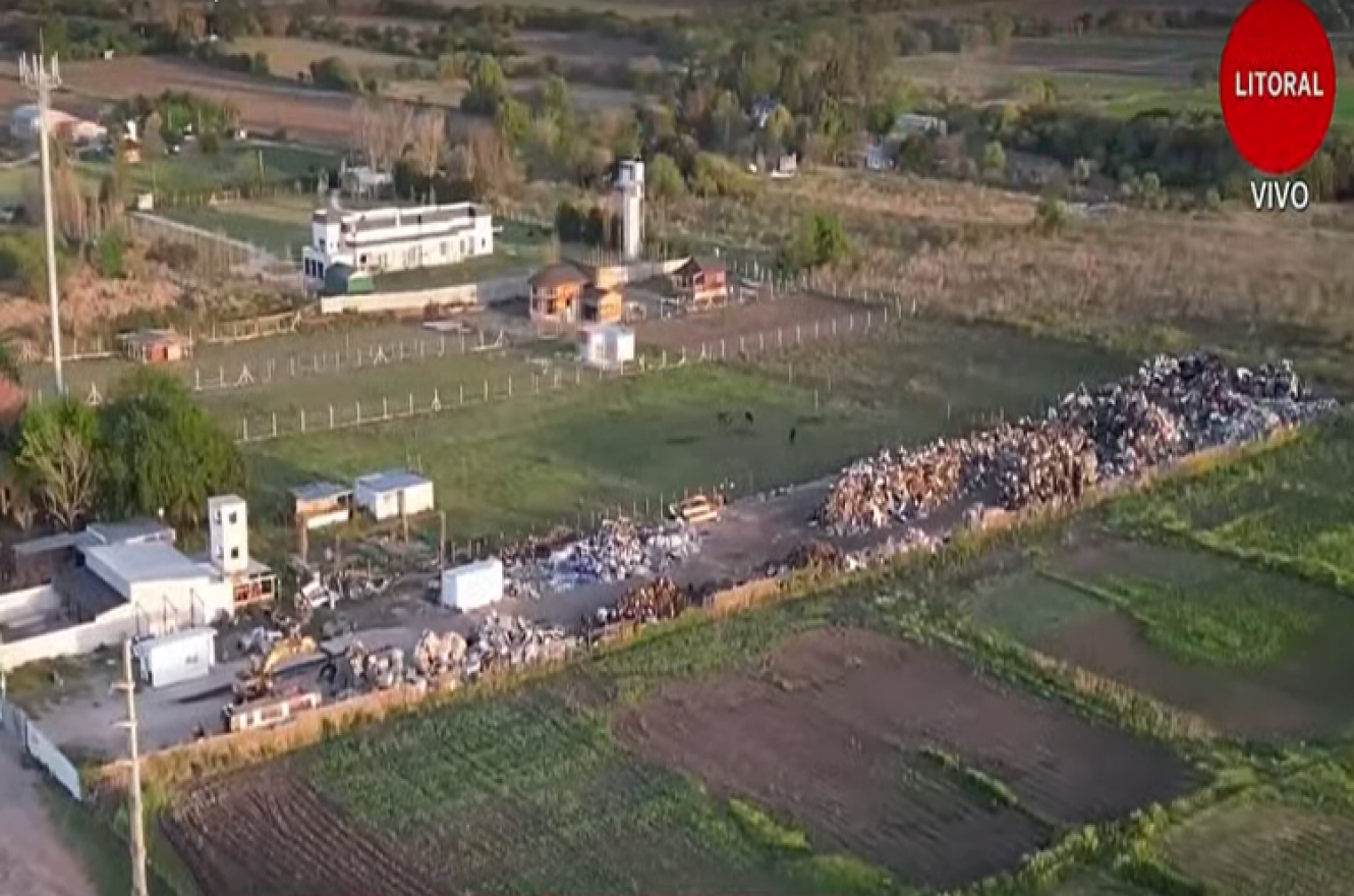 Amparo ambiental: se dispuso la clausura de una chatarrería en Paraná