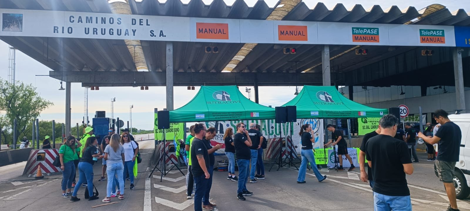 Peajes: Caminos del Río Uruguay asegura que no tiene con qué pagar indemnizaciones