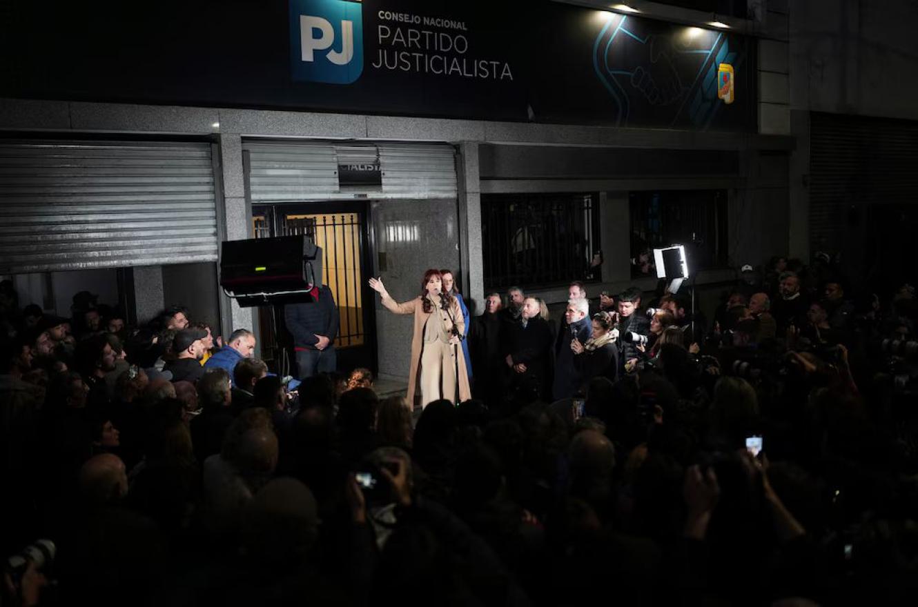 Cristina Kirchner: “El Partido Judicial le agrega el cepo al voto popular»
