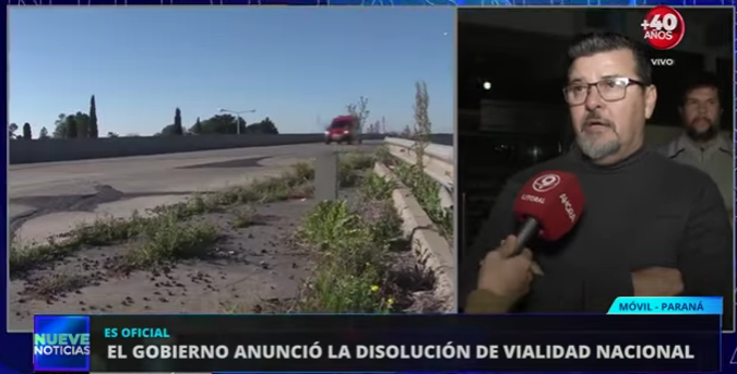 “Los trabajadores siempre somos el ajuste”, dijo el titular del sindicato de Vialidad Nacional en Entre Ríos