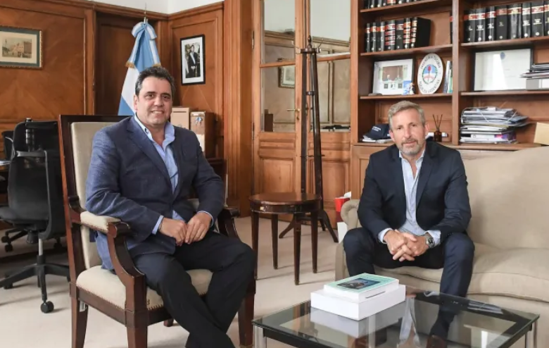 Frigerio se reunió con Catalán y hablaron de “proyectos estratégicos” para la Provincia