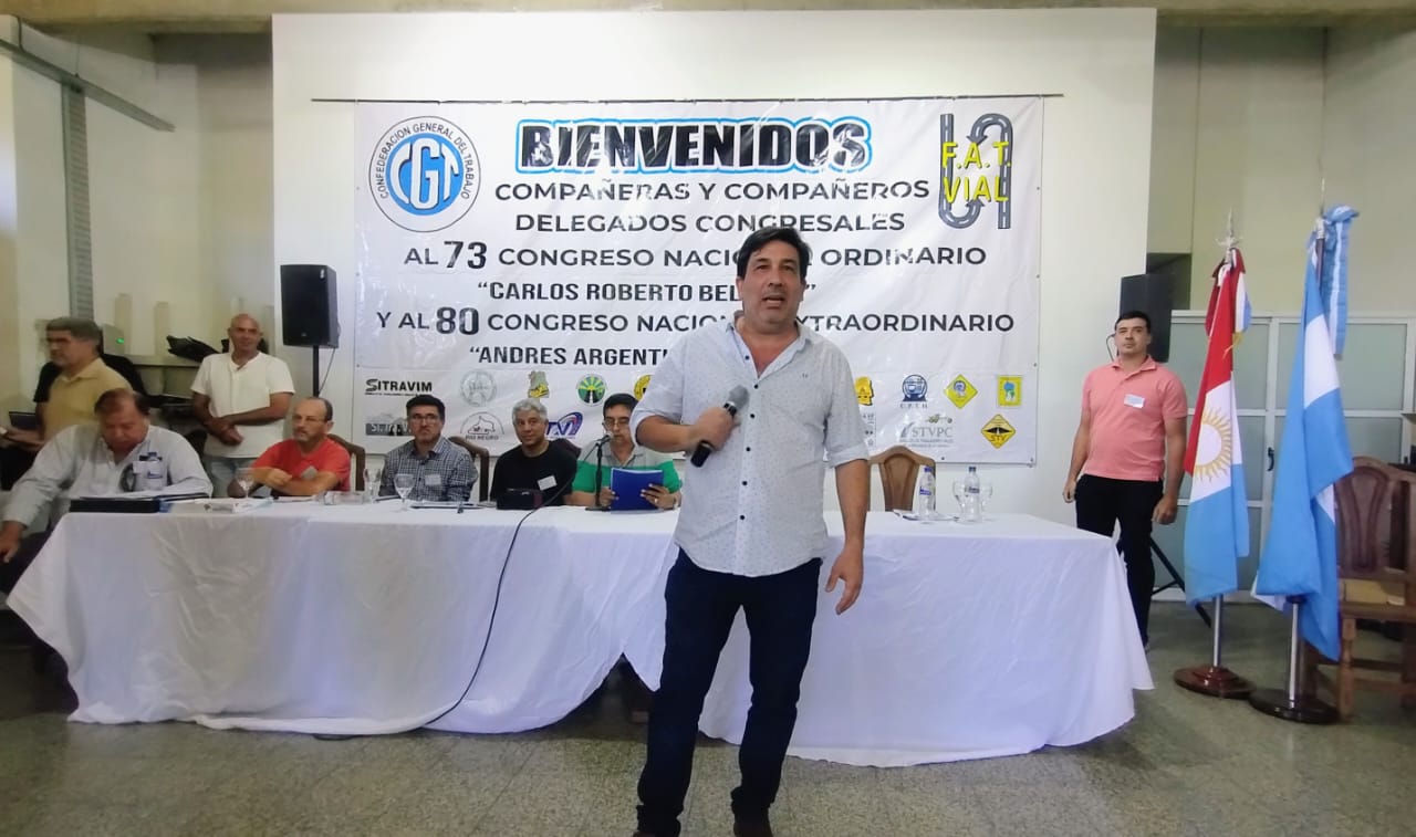Ariel Landra, dirigente entrerriano, fue electo Secretario General de la Federación Argentina de Trabajadores Viales