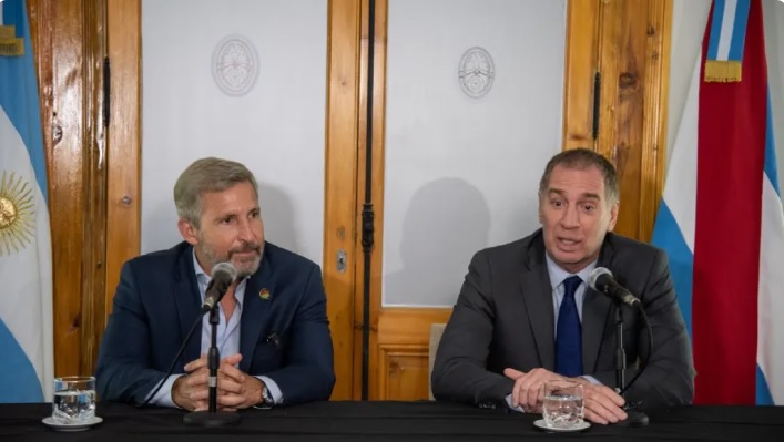 Santilli y Frigerio brindaron una conferencia y hablaron del trabajo conjunto entre Nación y Provincia