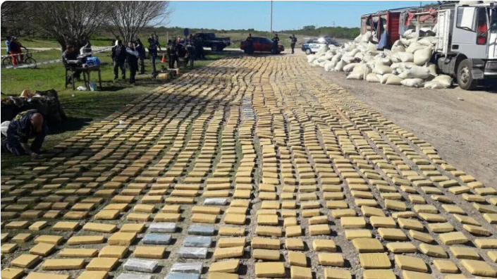 Durante 2025 se incautaron 500 kilos de cocaína y 450 kilos de marihuana en Entre Ríos