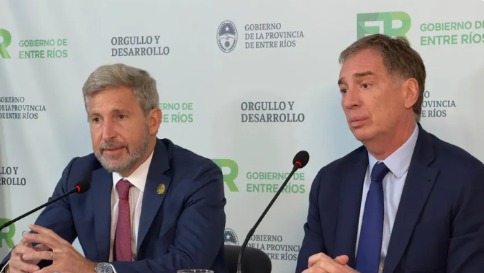 Frigerio recibió a Santilli y ratificó el apoyo de Entre Ríos a las reformas impulsadas por la Nación