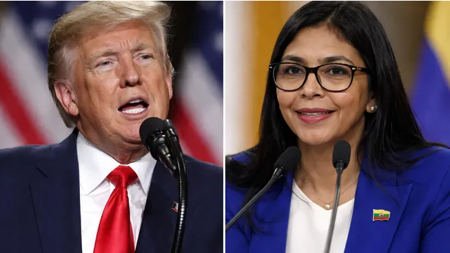 Aseguran que Donald Trump trabajará con Delcy Rodríguez en la transición en Venezuela
