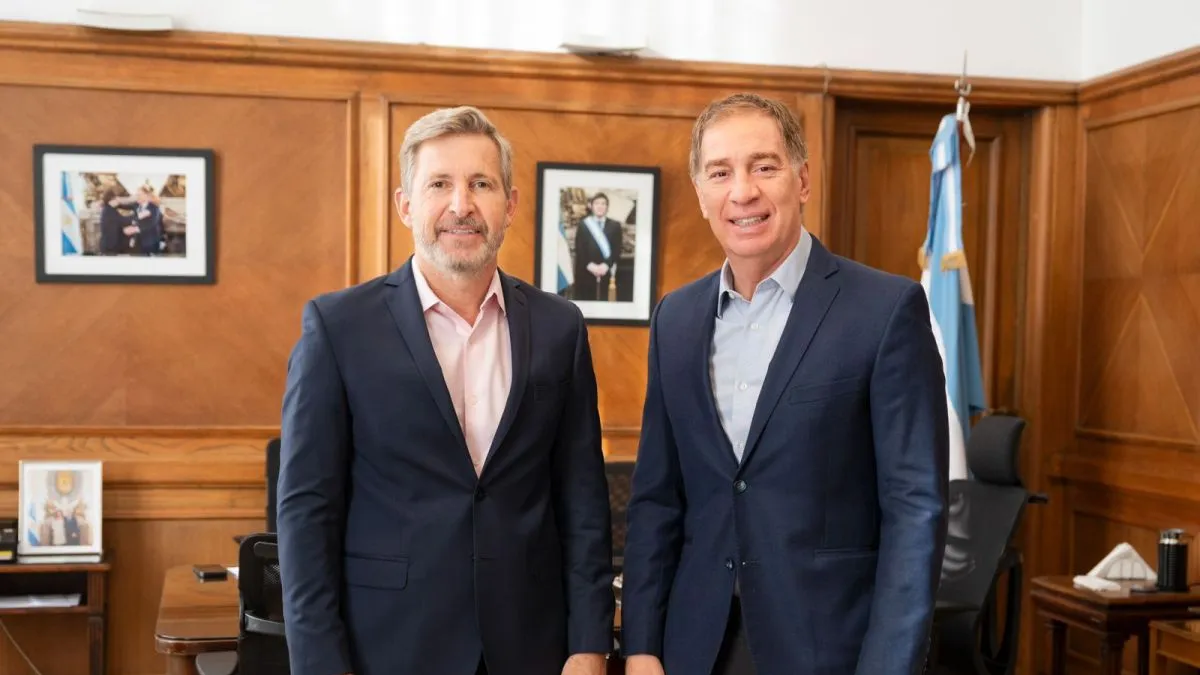 Frigerio respaldó en la Casa Rosada la reforma electoral de Milei